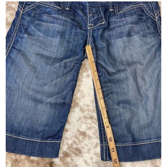 William Rast Lisa Long Short Women's Capri - chino- Knee length shorts 25" - Picture 3 of 9